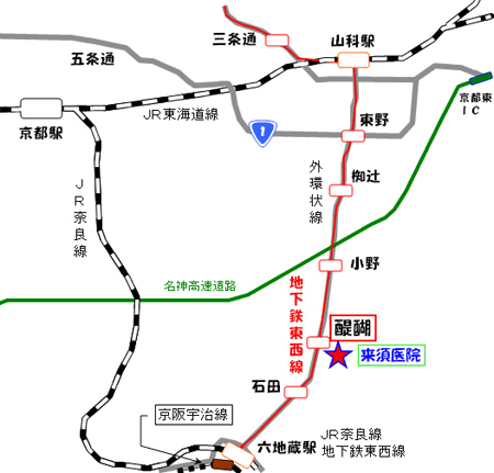 来須医院広域地図